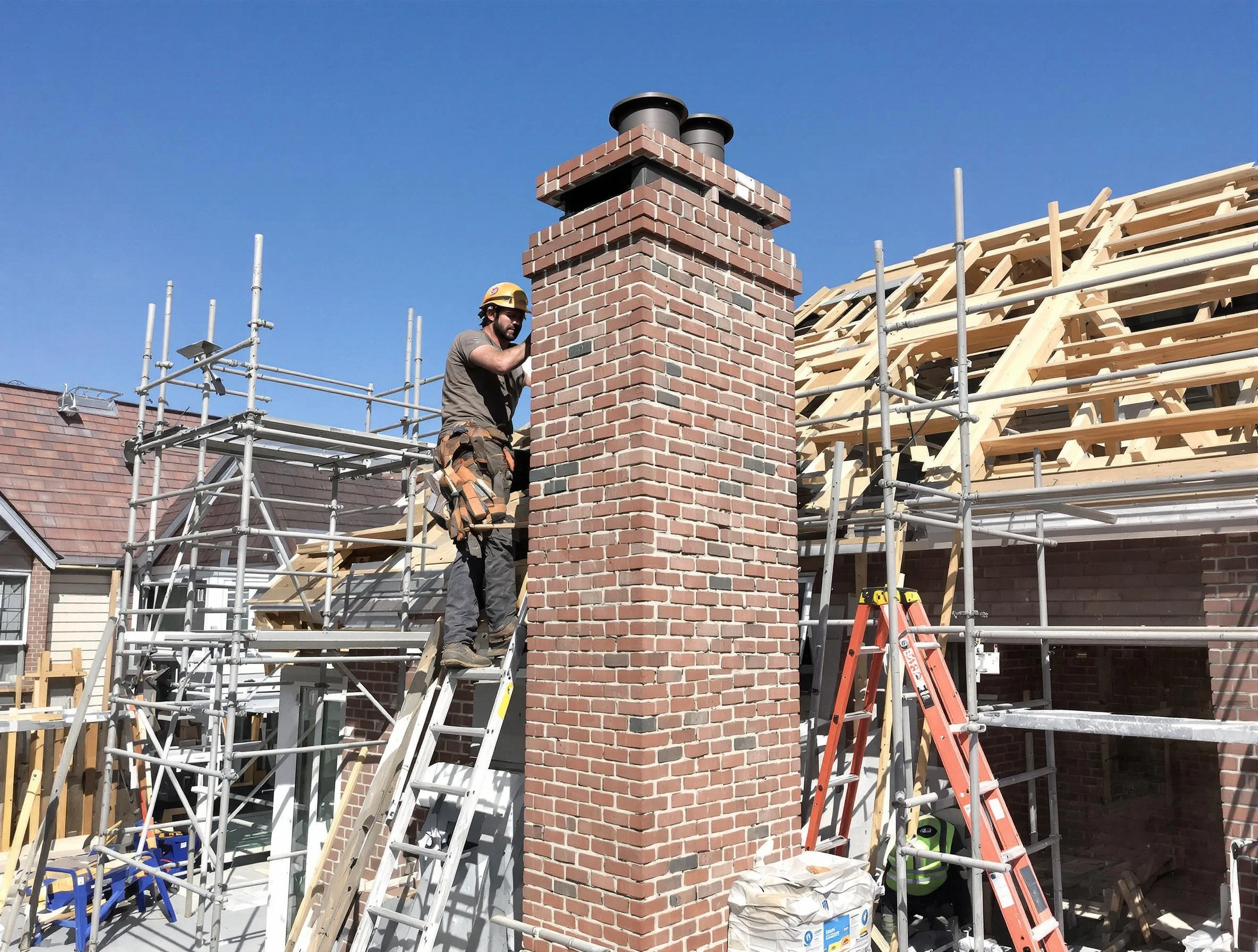 New chimney installation completed by Sunset Chimney Sweep in Sunset, UT